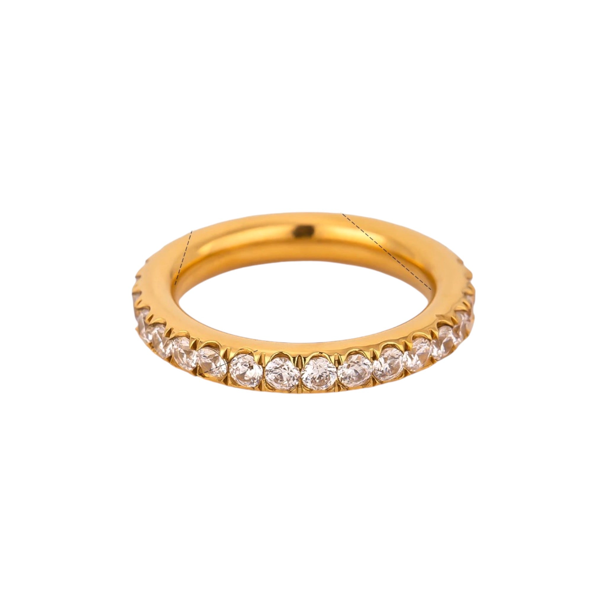 Luxurious Eternity Band Ring -18K