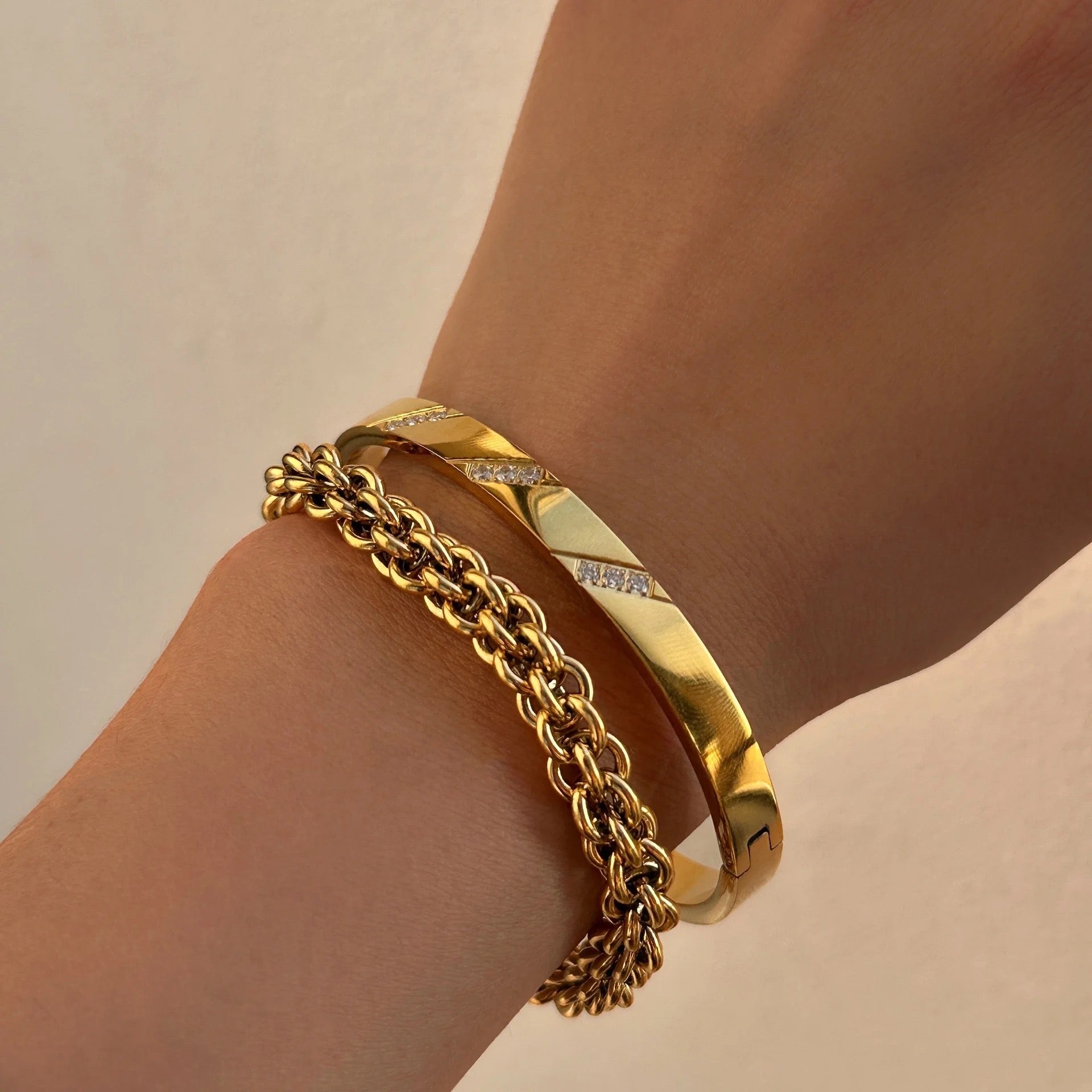 Emperor Thick Bracelet -18K