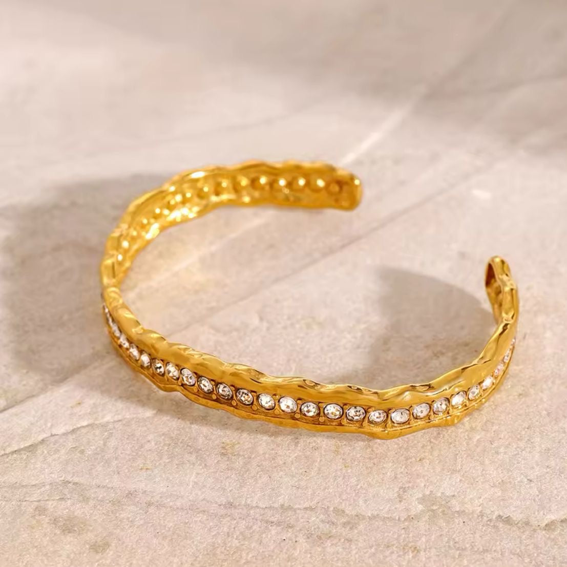 Elegance Zircon Paved Cuff