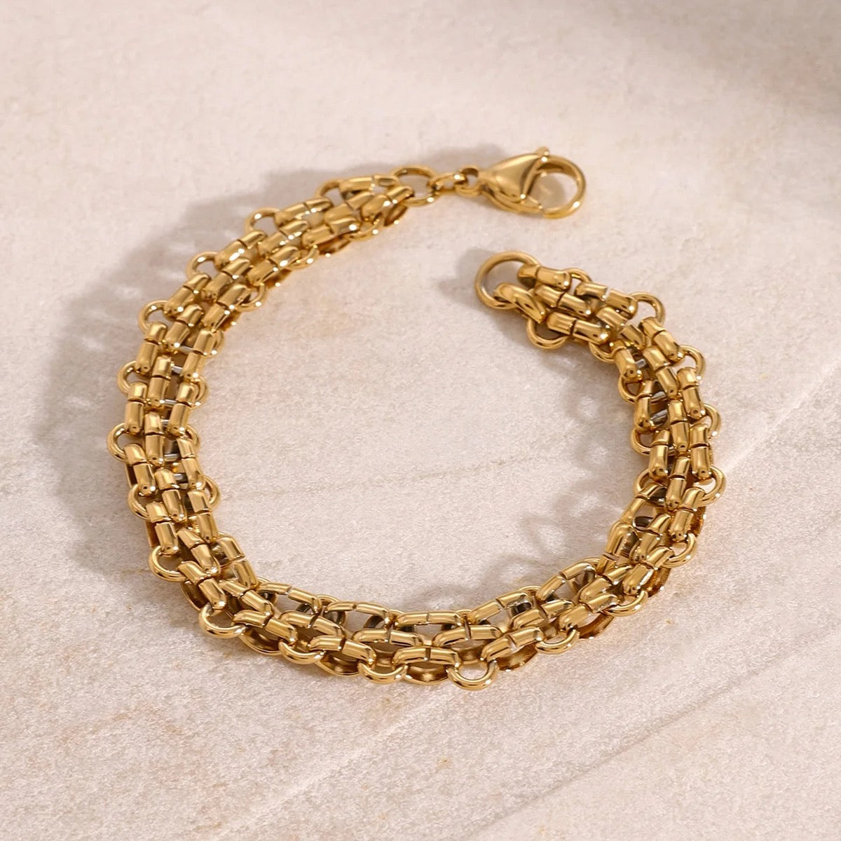 Emperor Thick Bracelet -18K