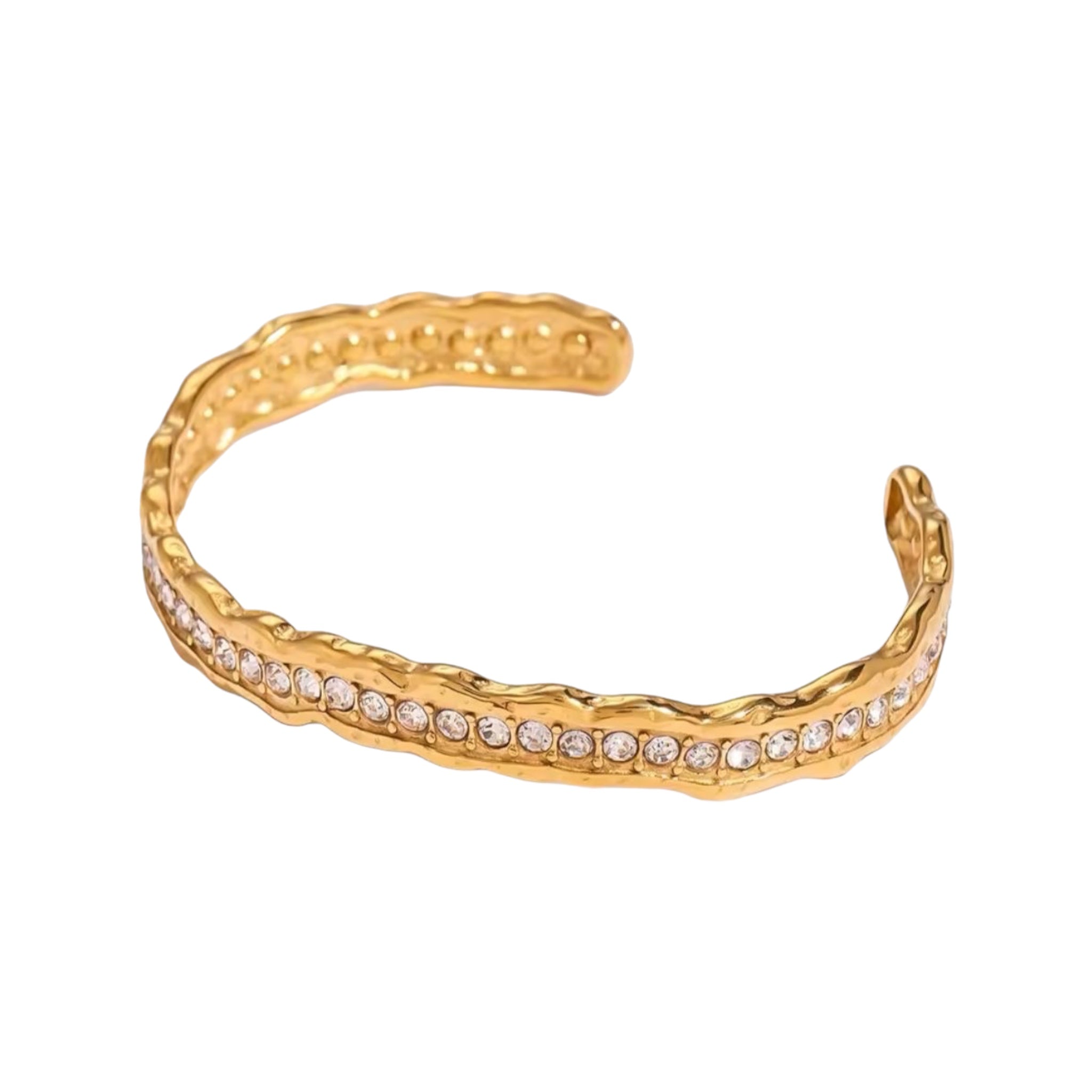 Elegance Zircon Paved Cuff